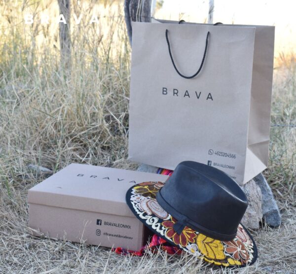 Sombrero BRAVA piel genuino